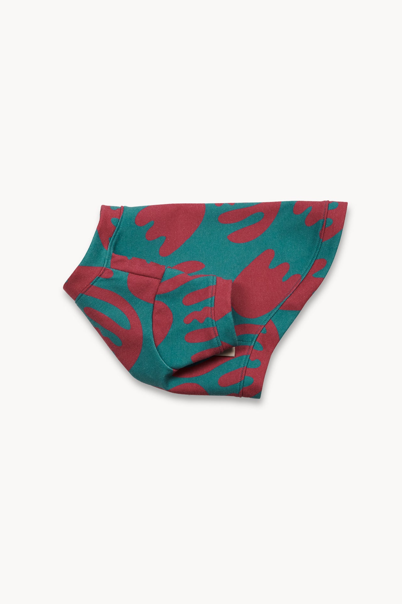 Scandi T-Shirt: Teal & Crimson