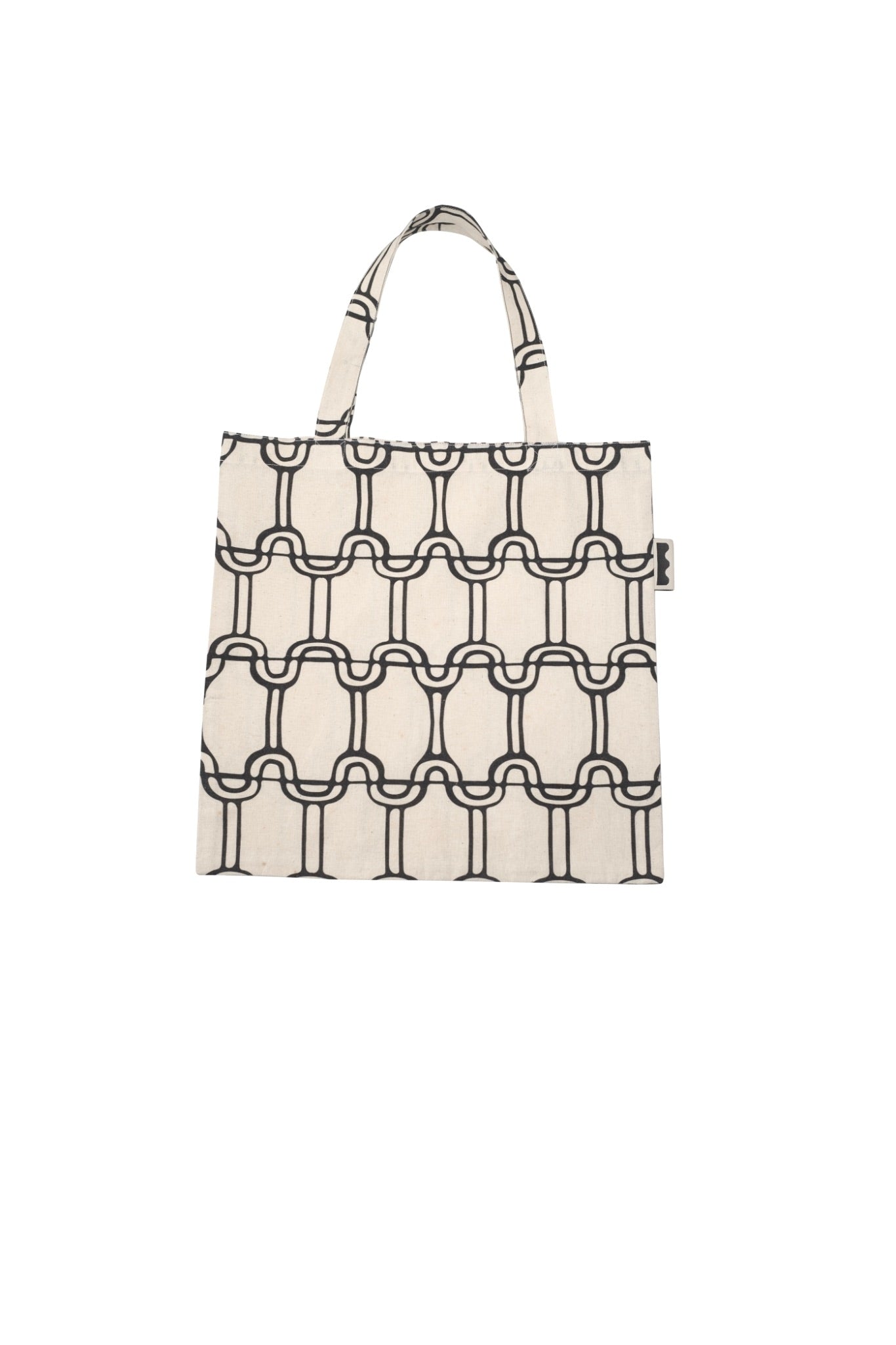 Ropes & Knots Tote Colour: Beige & Black