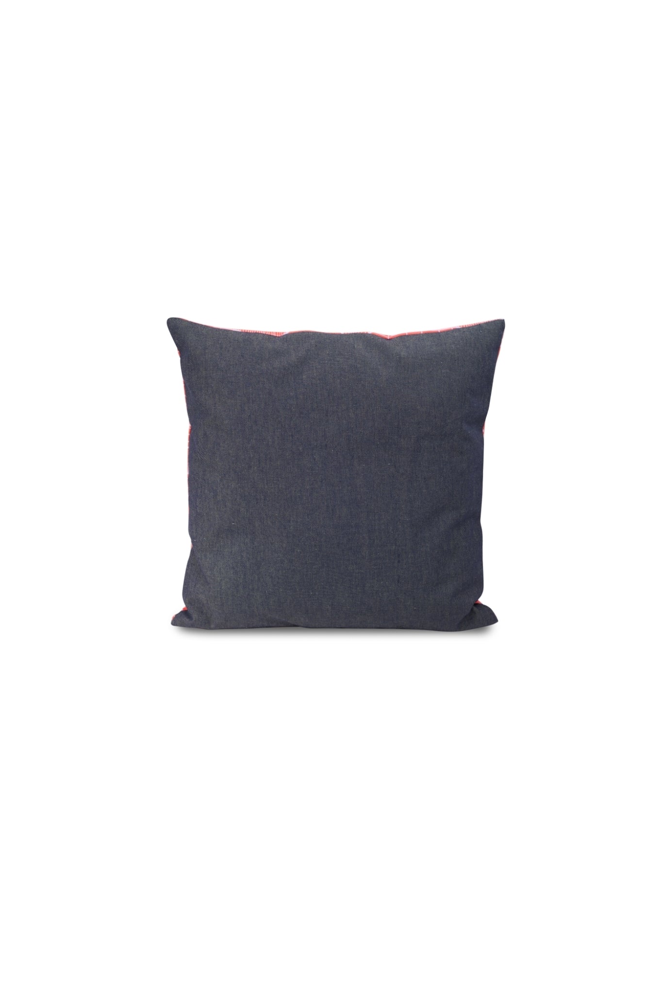 Ropes & Knots Cushion: Red & Pink