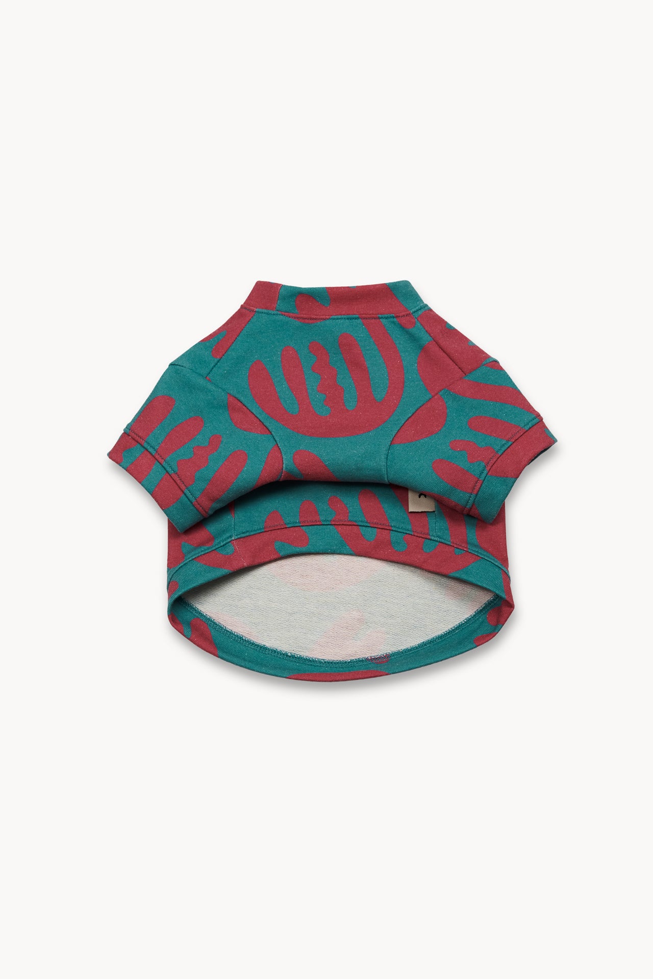 Scandi T-Shirt: Teal & Crimson