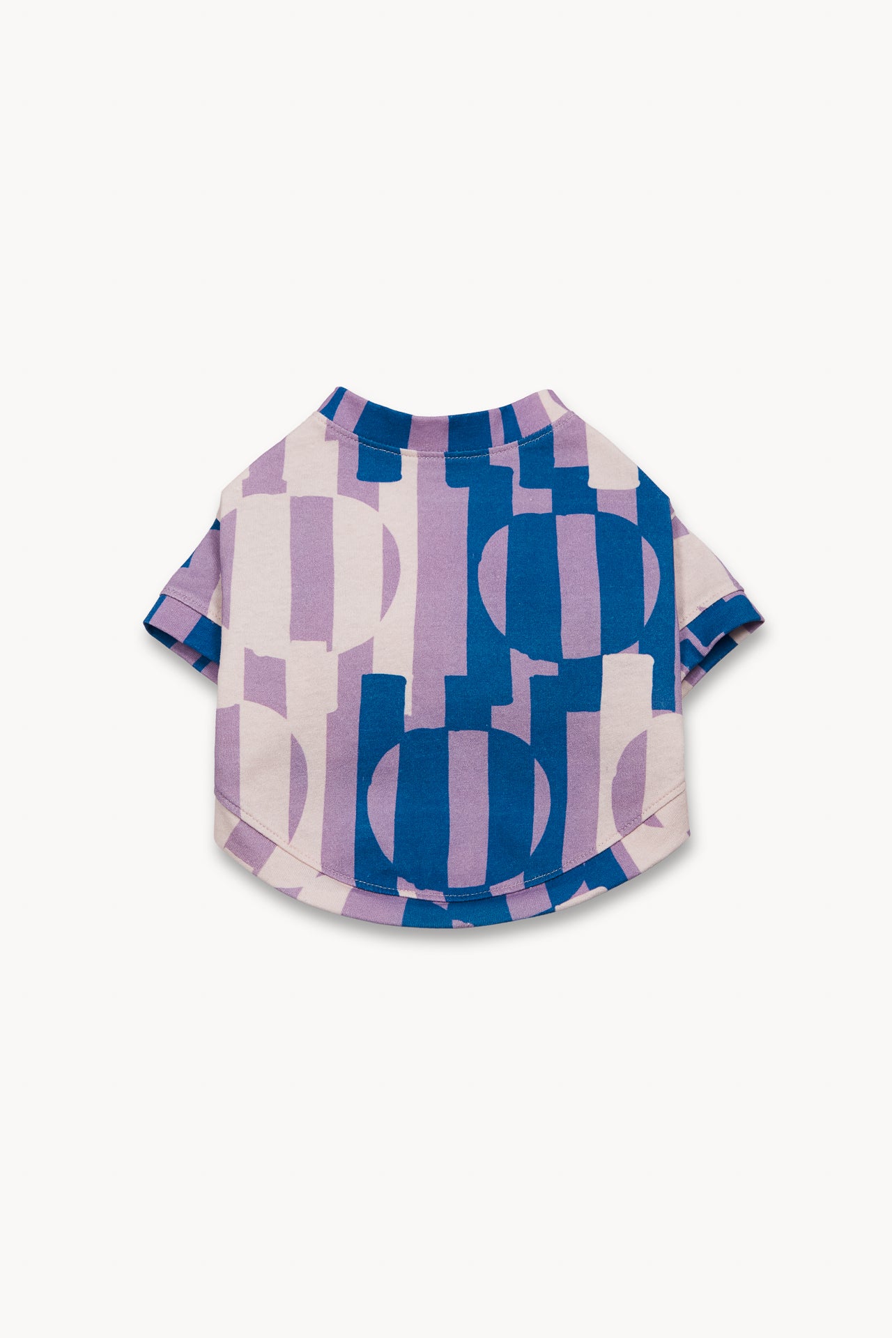 Overlaps T-Shirt: Purple & Blue