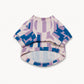 Overlaps T-Shirt: Purple & Blue