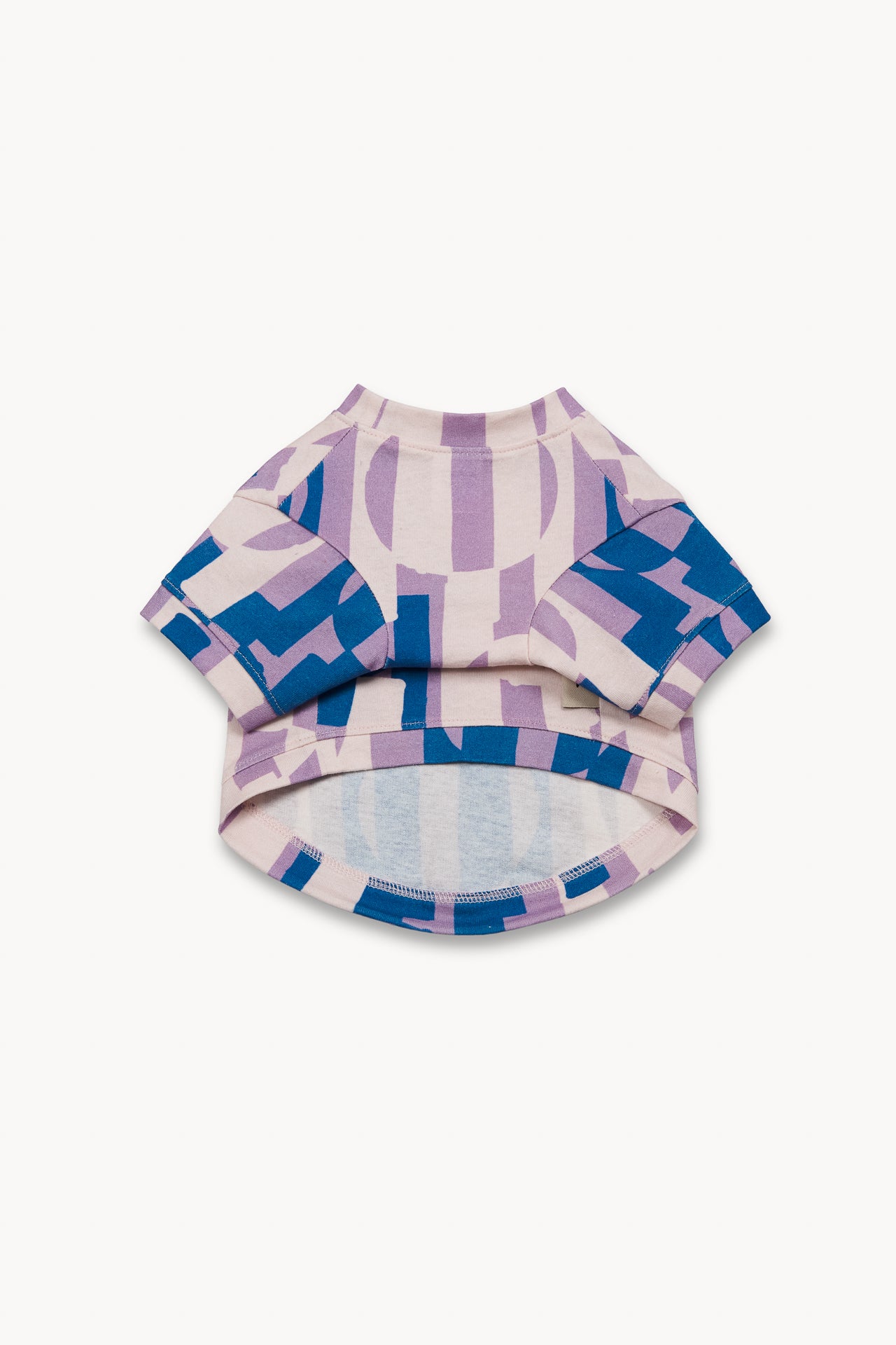 Overlaps T-Shirt: Purple & Blue