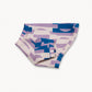 Overlaps T-Shirt: Purple & Blue