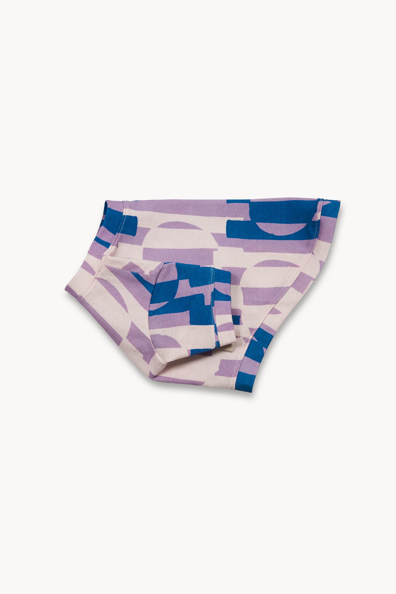 Overlaps T-Shirt: Purple & Blue