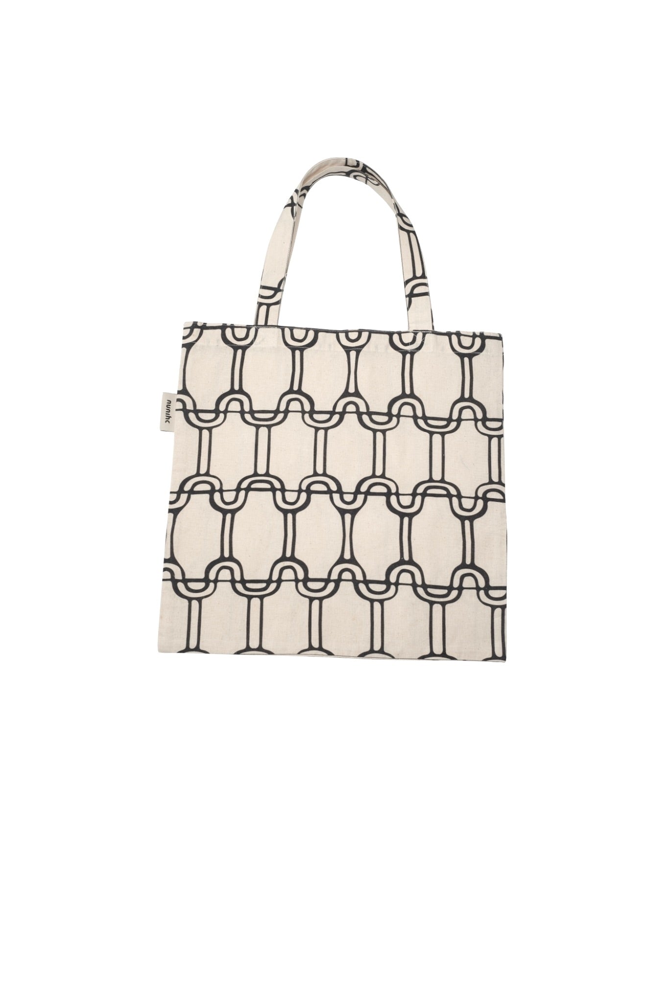 Ropes & Knots Tote Colour: Beige & Black