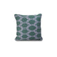 Ropes & Knots Cushion: Dark Green & Purple