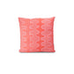 Ropes & Knots Cushion: Red & Pink