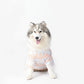 Lines & Waves T-Shirt: Orange & Sky Blue
