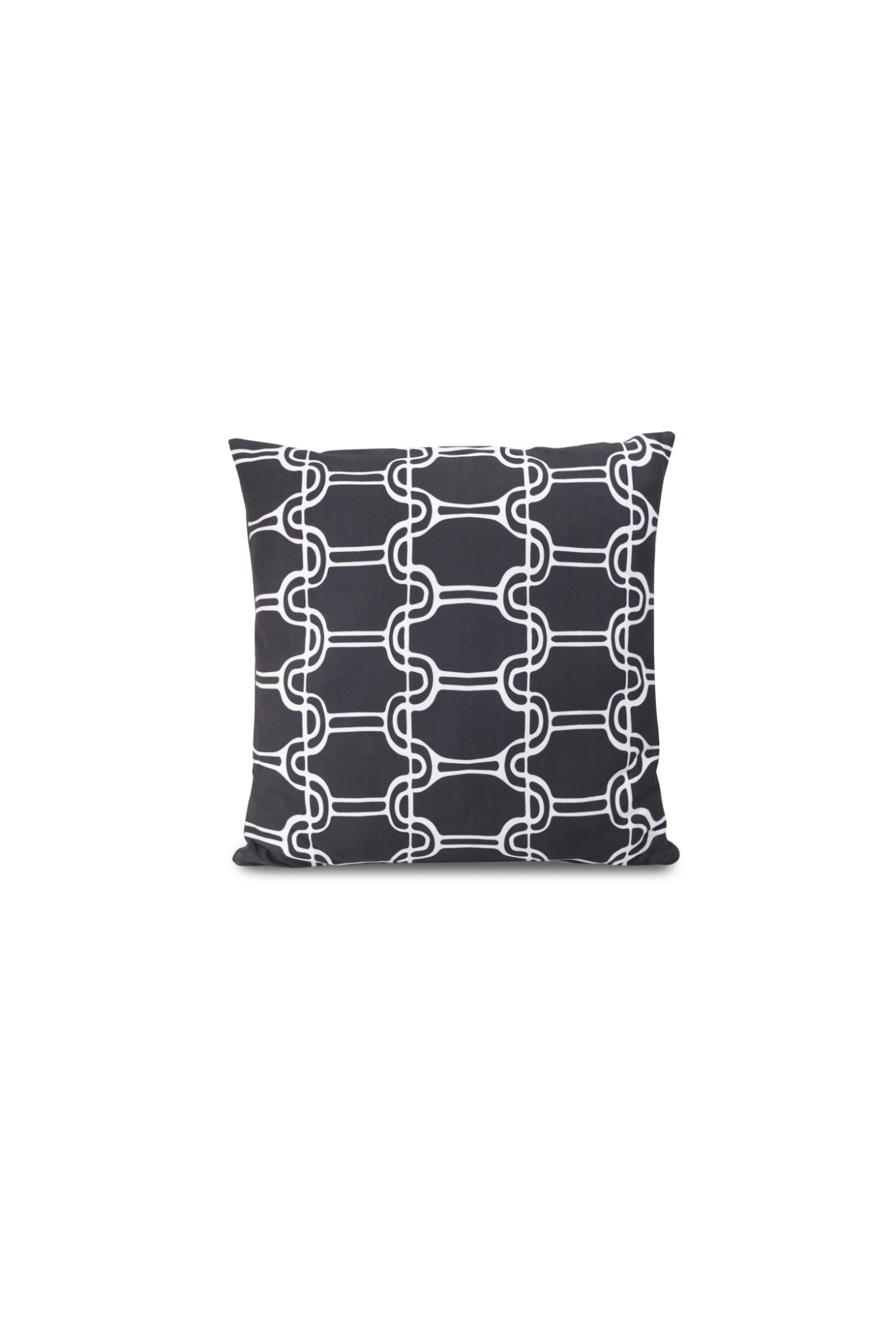 Ropes & Knots Cushion: Black & White