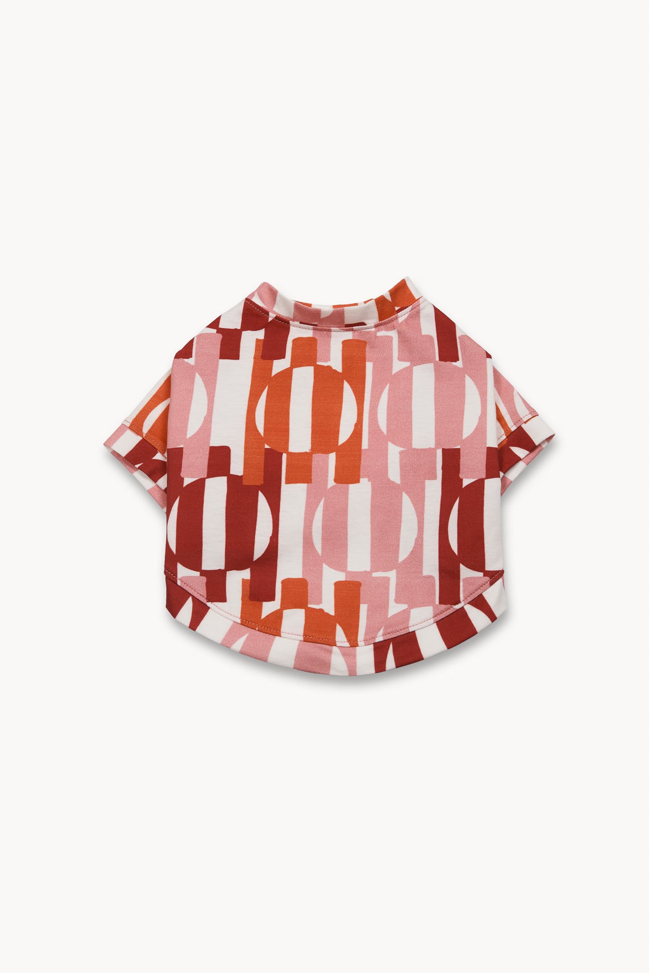 Overlaps T-Shirt: Coral & Pink